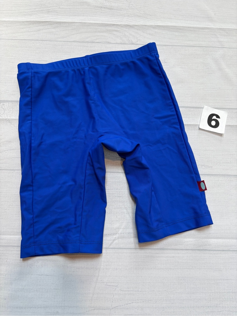 City Threads Royal Blue Swim Jammer Shorts size 6